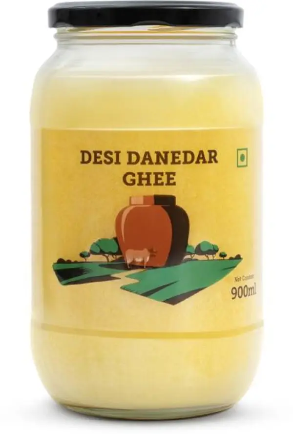 Country Delight Desi Danedar Cow Ghee Mason Jar