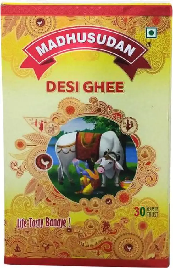 Madhusudan Desi Ghee Carton