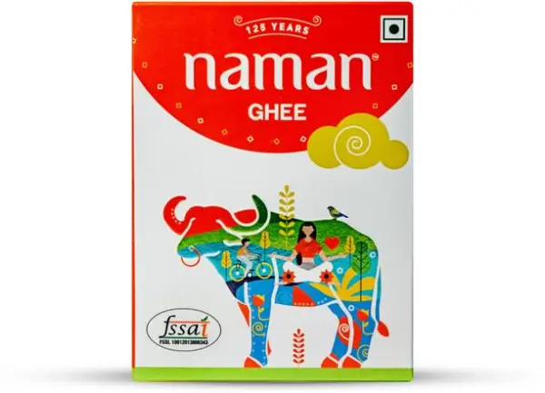 NAMAN Desi Ghee made from Pure Buffalo Milk Mono Carton...