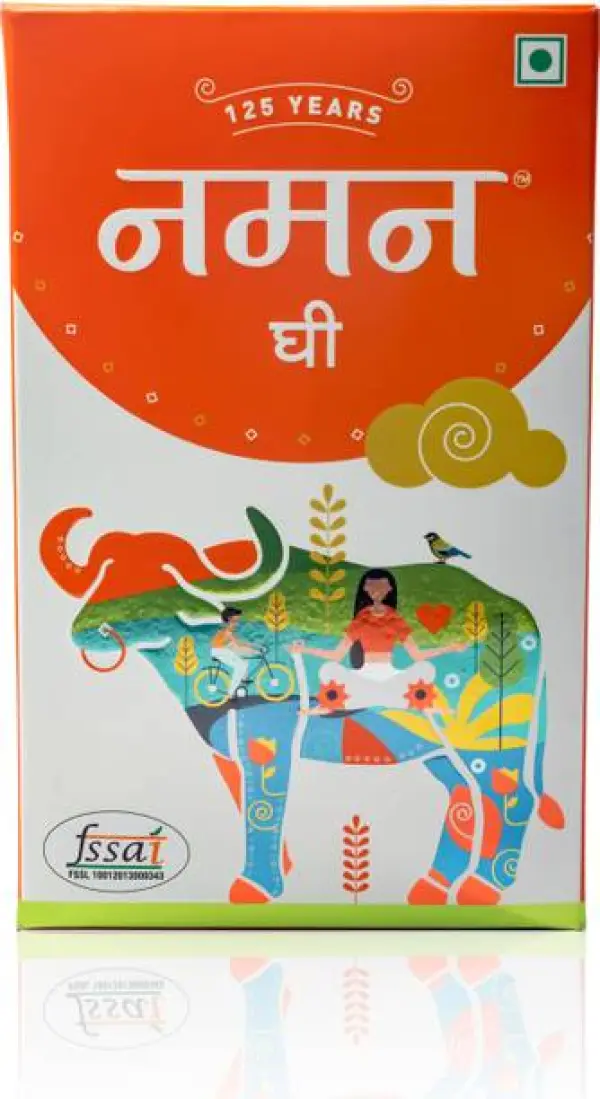 NAMAN Desi Ghee - Pure, Natural & Tasty Ghee Ghee Tetra...
